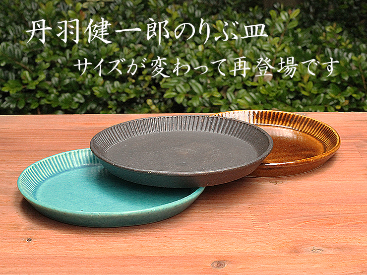 丹羽健一郎さんの人気のお皿がサイズ変更で再登場