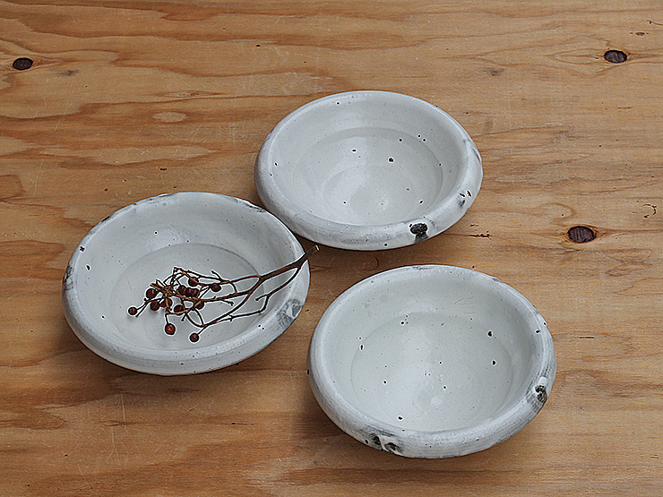 山本一仁個展・NO16・白玉縁鉢